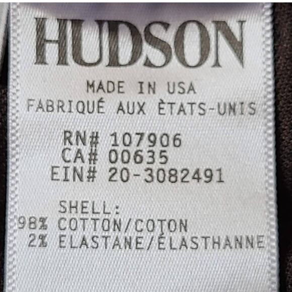 HUDSON x BAJA EAST Holly High-Rise Jeans Black to White BEW4151DBQ Women's 28 - Picture 10 of 15
